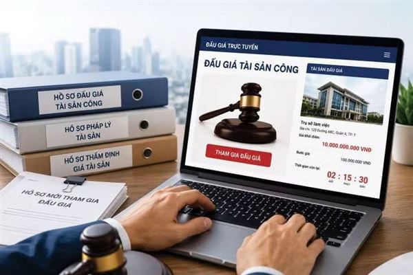 Đấu giá tài sản trực tuyến: Cần rõ trách nhiệm khi xảy ra sự cố