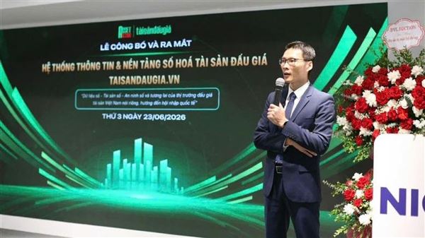 Ra mắt Hệ thống thông tin và nền tảng số hóa tài sản đấu giá Việt Nam