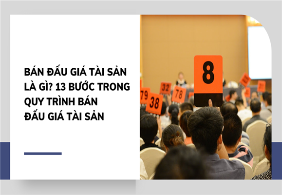 Bán đấu giá tài sản là gì? 13 bước trong quy trình bán đấu giá tài sản.